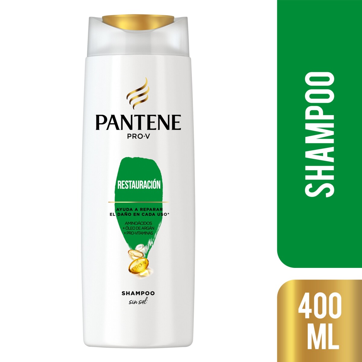 Pantene Restauración Shampoo 400 ml | Cuidado y Reparación Capilar