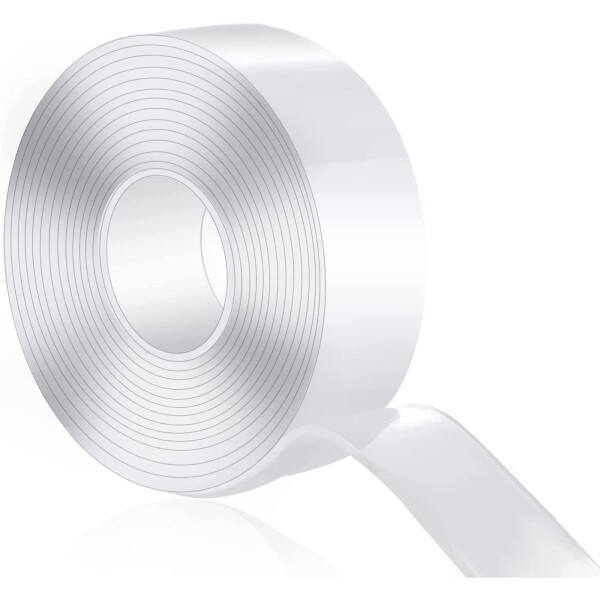 Cinta Adhesiva Magica Doble Faz Reutilizable 3 Metros X10 Variante Pequeña