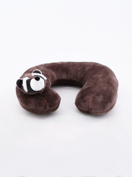ALMOHADA DE VIAJE MAPACHE GRIS (V)