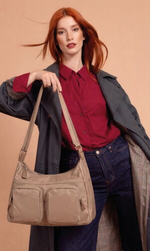 BANDOLERA MORRAL TAHINA NUEZ C/SUELA