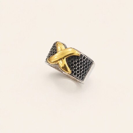 Anillo Picasso - Plata y Oro Anillo Picasso - Plata y Oro