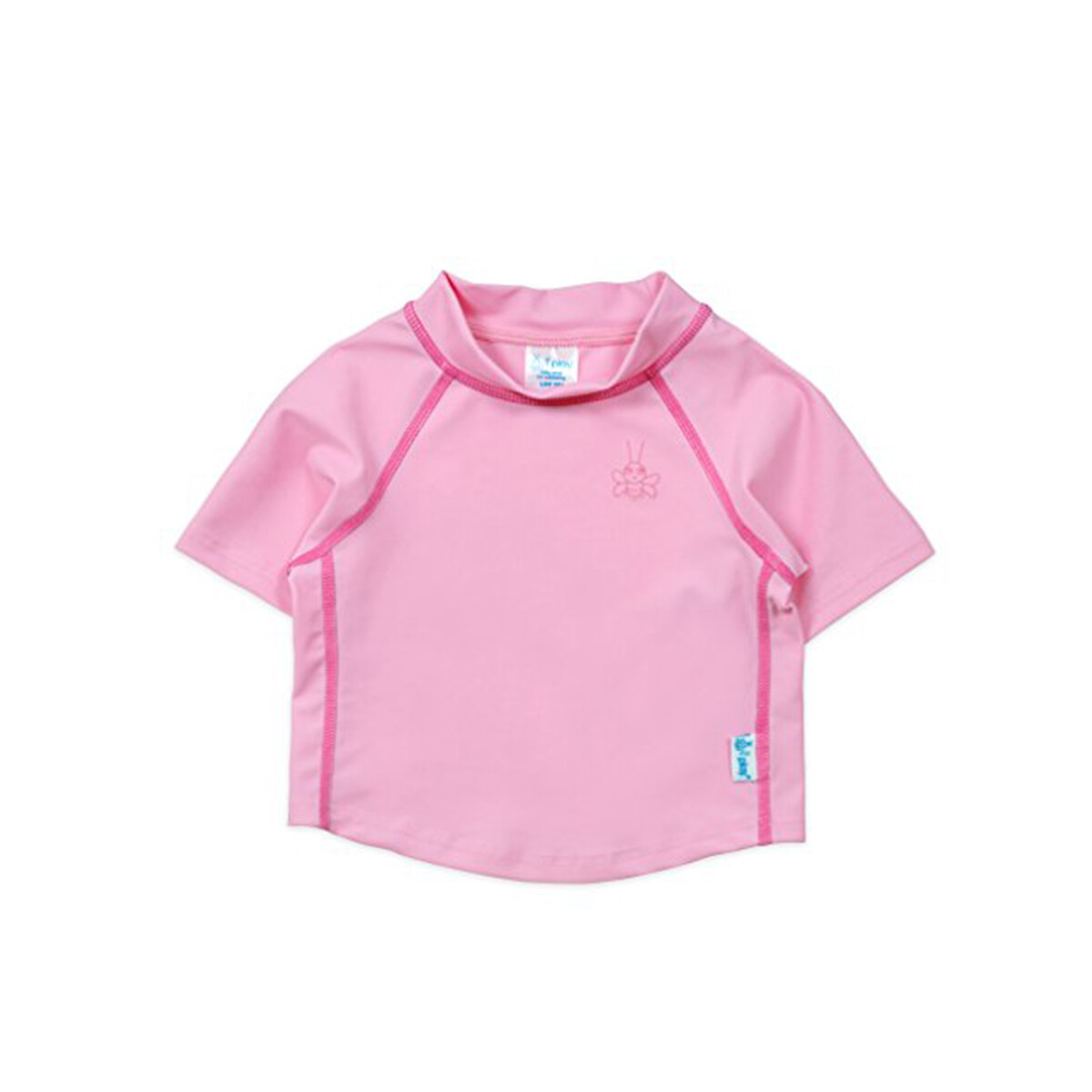 Remera Protección Uv Manga Corta Abejita Rosada - 18 Meses 