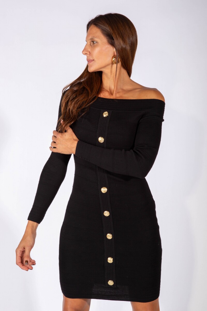 Vestido Maison Negro