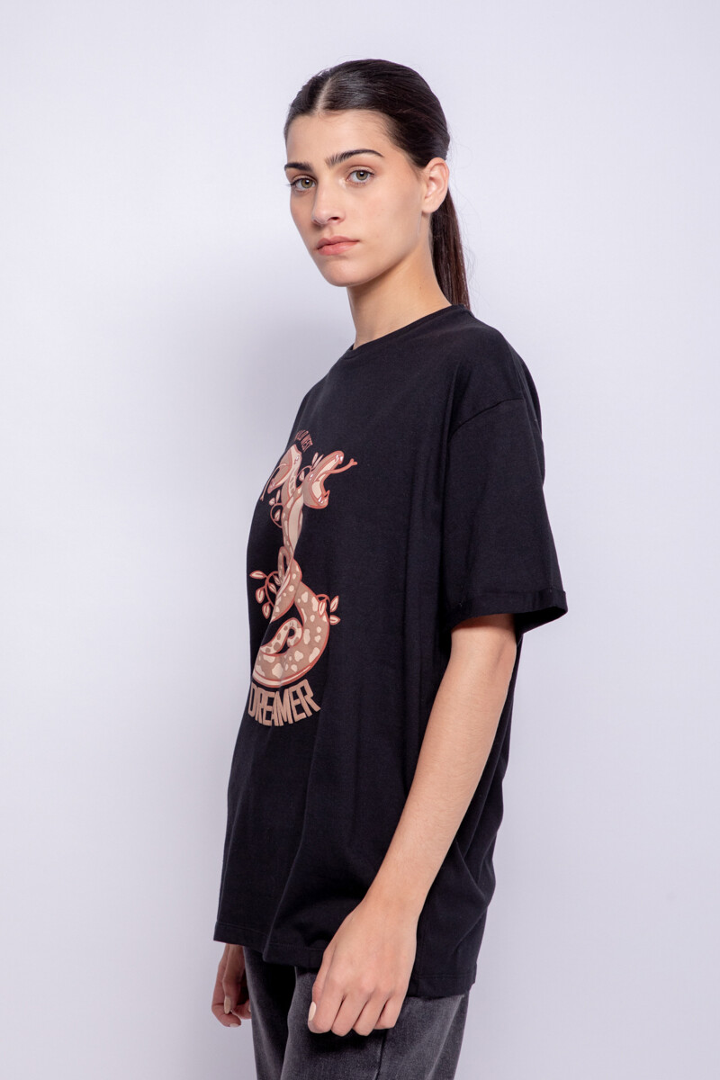 REMERA DREAMER SNAKE Negro