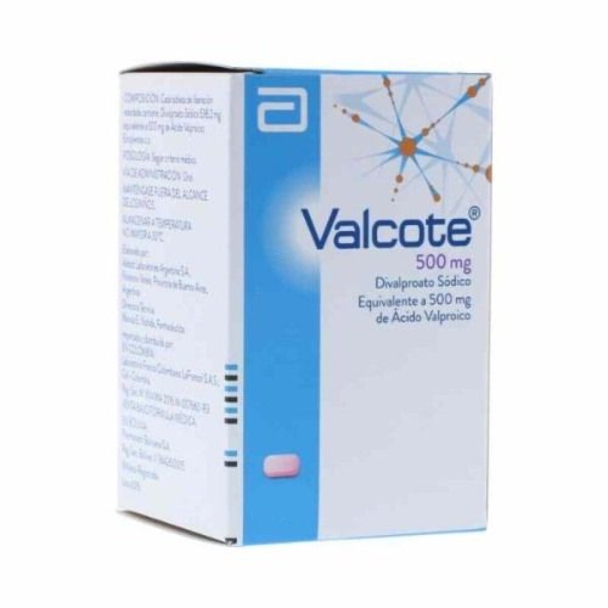 Valcote 500 mg x50 Comprimidos – Suplemento Antiepiléptico