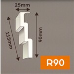 Moldura de polietileno R90 Moldura de polietileno R90