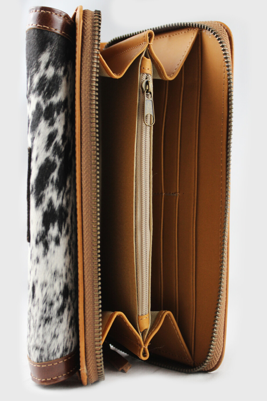 Billetera dama con Solapa Pelo