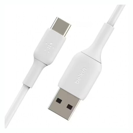 Cable BELKIN USB-A A USB-C Carga Rápida Longitud 2M - White Cable BELKIN USB-A A USB-C Carga Rápida Longitud 2M - White