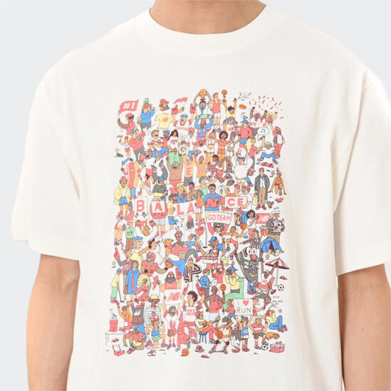 Remera New Balance Pep Rally Blanco