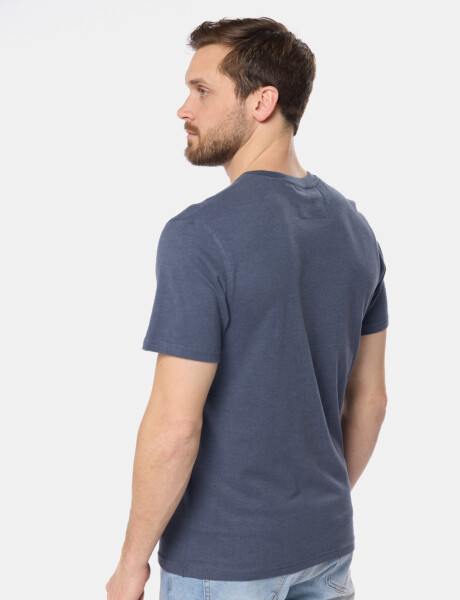 REMERA ESTAMPADA Azul