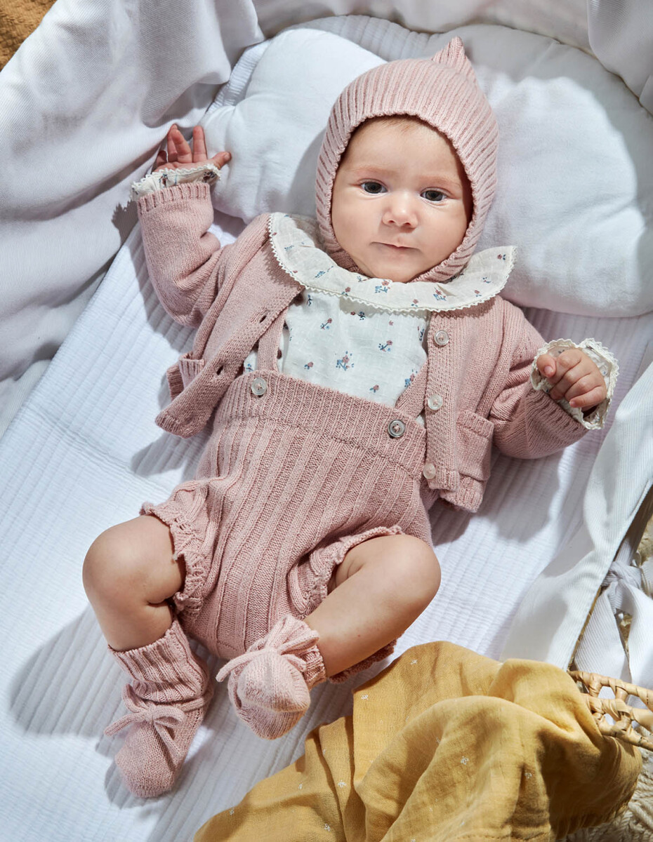Chaqueta Con Bolsillos - Rosa Viejo 