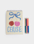 Librería Sets Foodie Set De Cuaderno Y Lápices Pasteles - Holografico