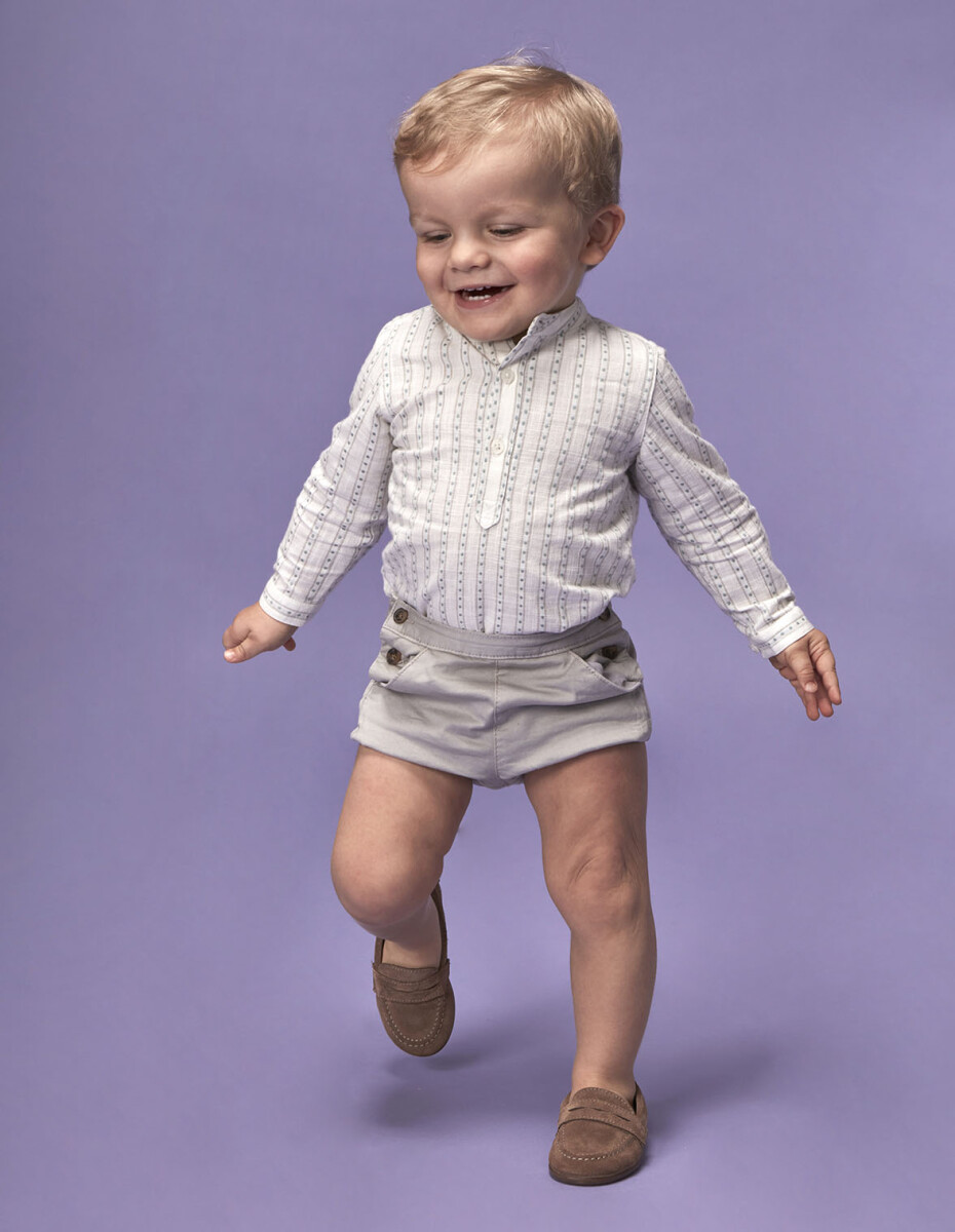 Camisa De Dobby - Blanco 