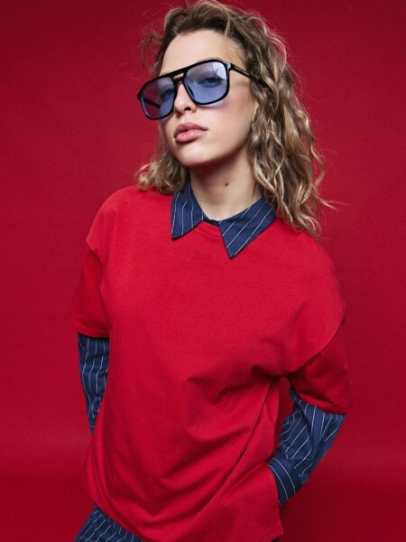 T-SHIRT D.CASSIN NARA ROJO