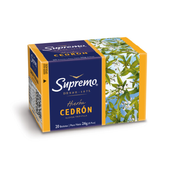 TE SUPREMO CEDRON x 20 sob Unica
