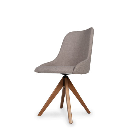 Silla Giratoria Valentina 143 - Tela Microfibra A6 (Tostado)