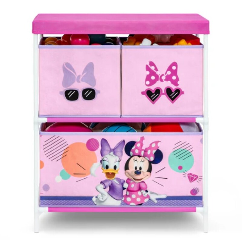 Juego de dormitorio de 3 piezas de Minnie Mouse para niños Delta Children Juego de dormitorio de 3 piezas de Minnie Mouse para niños Delta Children