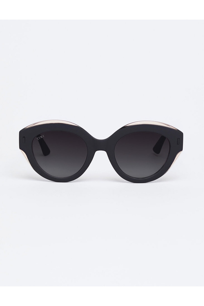 Tiwi Anne - 901 Bicolor Black / Pink With Burgundy Gradient Lenses