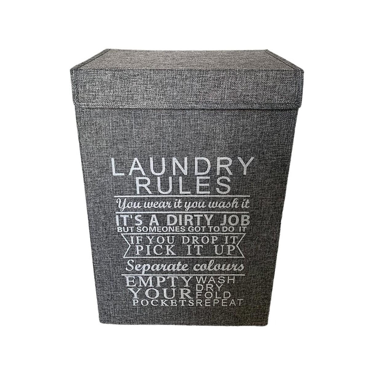 Cesto Plegable Laundry Gris 