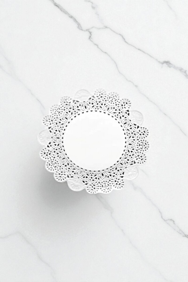 Rodal blanco redondo 12 cm. x50 