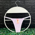 Tanga Colaless Ajustable De Algodón Lila