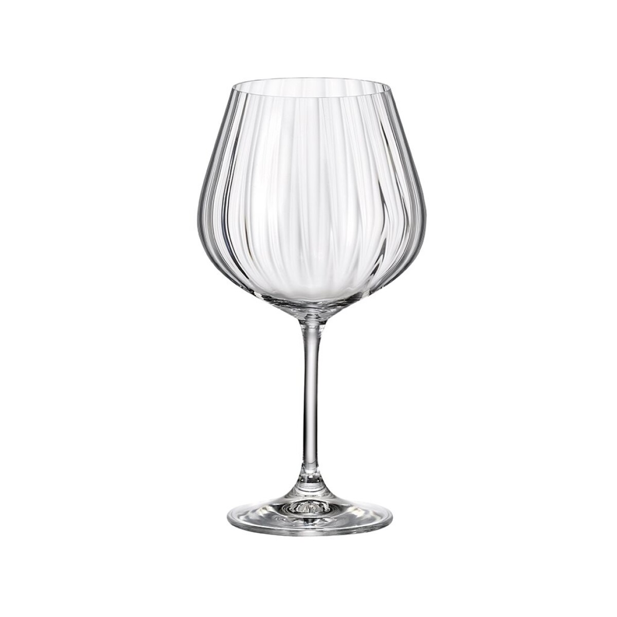 SET 6 COPAS BUGUNDY 710ML SARAH WATERFALL BOHEMIA 