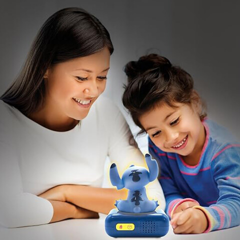 Reloj Despertador Digital 3D Lexibook Stitch