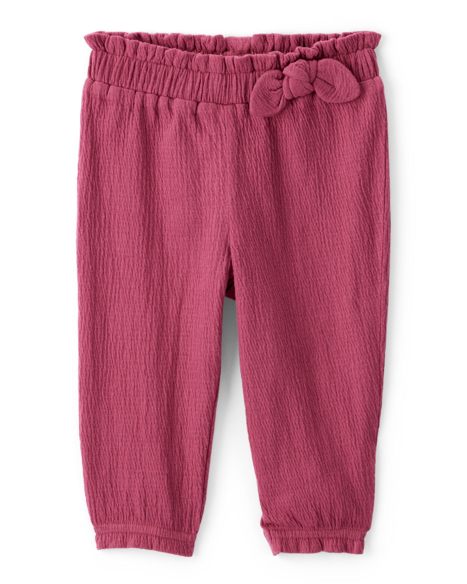 Set dos piezas, pantalón de jersey arrugado y body de algodón Set dos piezas, pantalón de jersey arrugado y body de algodón