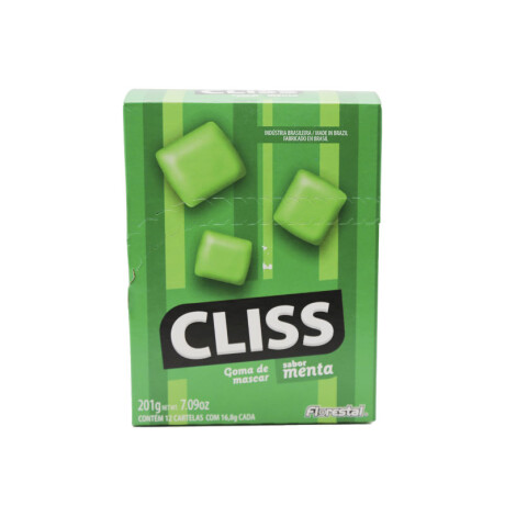Chicle CLISS BLISTER 12pcs 201grs Menta