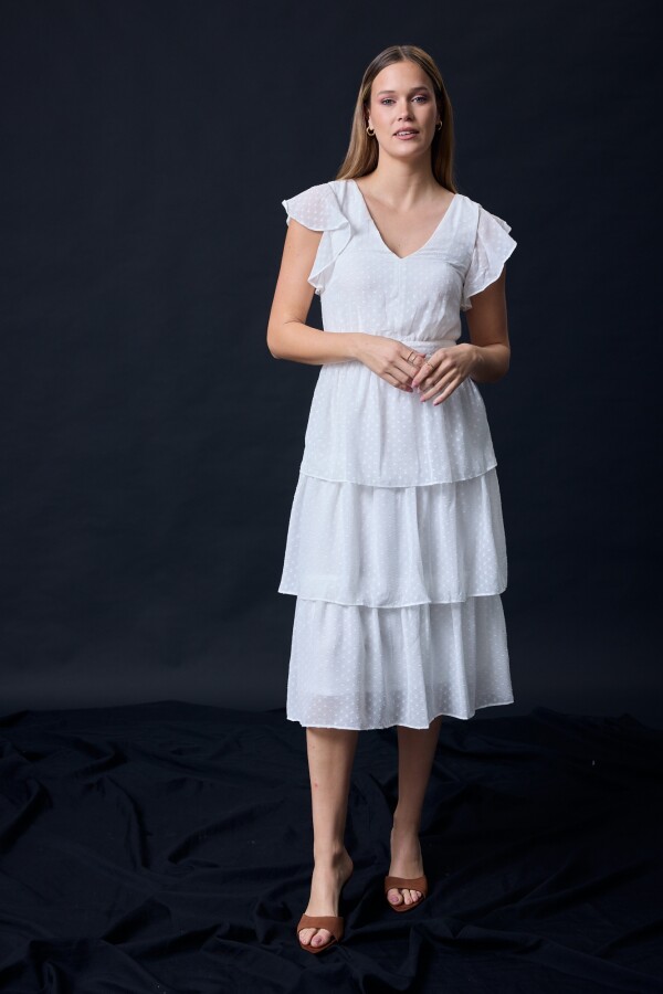 Vestido Capas CRUDO