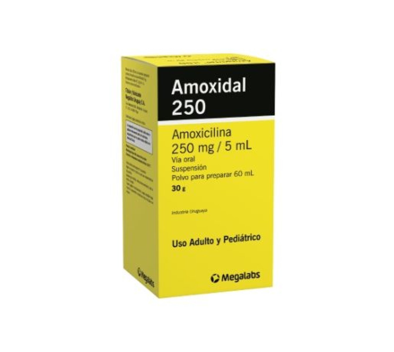 Amoxidal 250mg Suspensión 60ml 