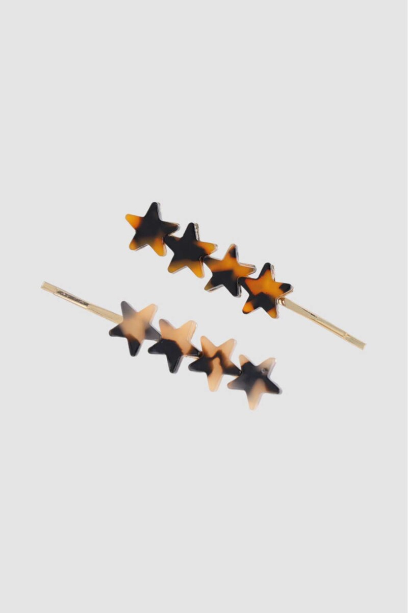 Set de 2 hebillas para pelo estrellas - Variante unica 