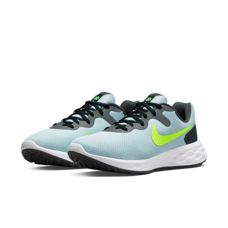 Championes Nike Revolution 6 Next Nature Pure Platinum Volt de Hombre Gris