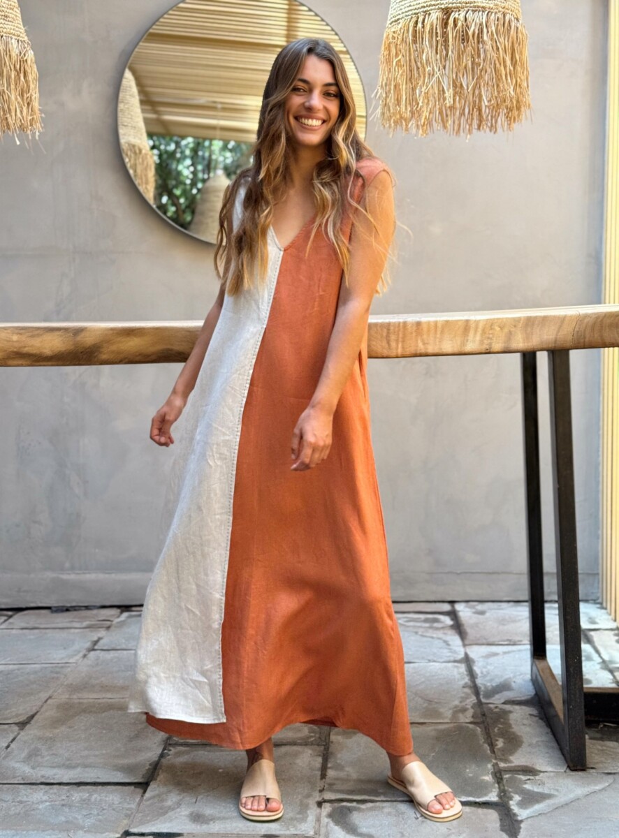 VESTIDO TOSCANA - NARANJA 