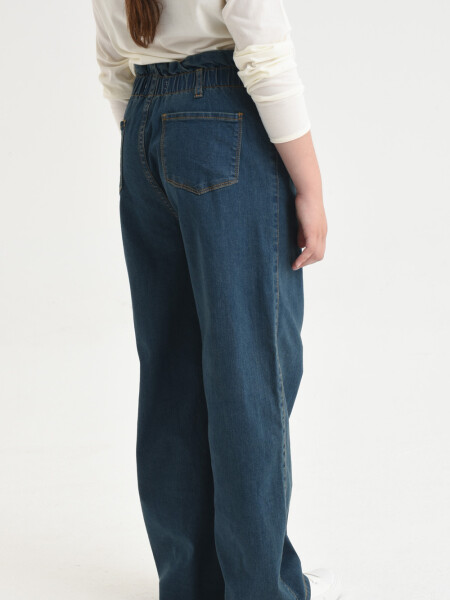 Pantalón de jean oxford Azul Oscuro