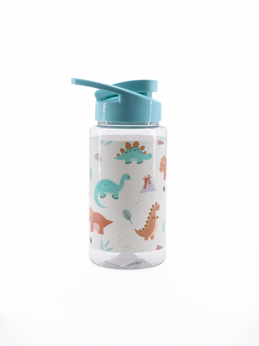 BOTELLA DINOS - VERDE AQUA 