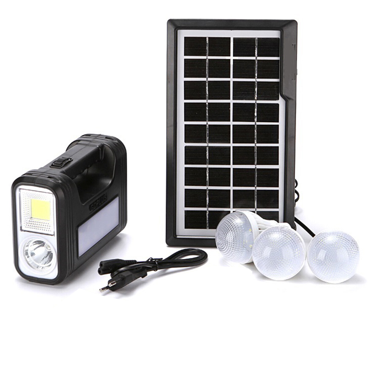 Kit de iluminacion recargable - NEGRO 