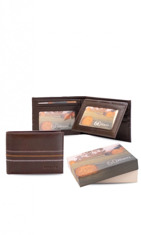 BILLETERA CUERO KEOPS MARRON