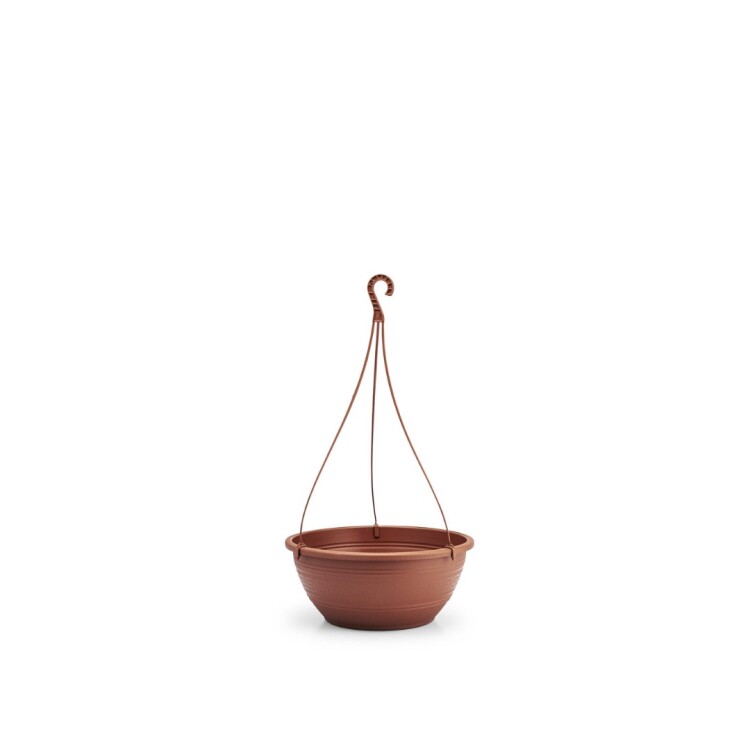 Maceta de colgar 1,5 litros 18cm terracota TERRACOTA