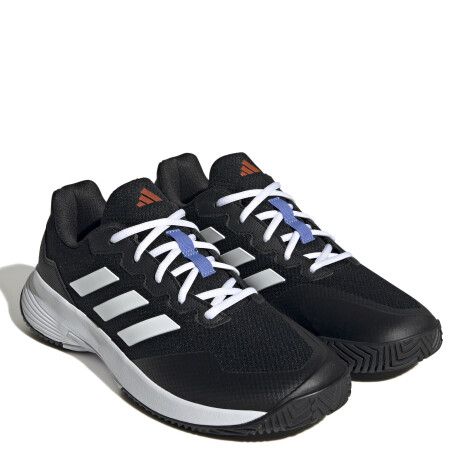 Championes de Hombre Adidas Game Court 2.0 Negro - Blanco - Rojo