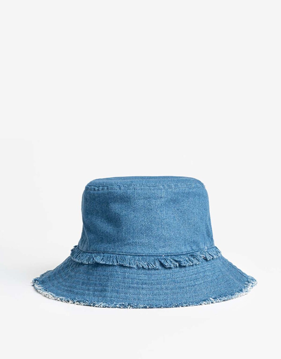 Piluso Denim Desflecado - Combinacion Bicolor 