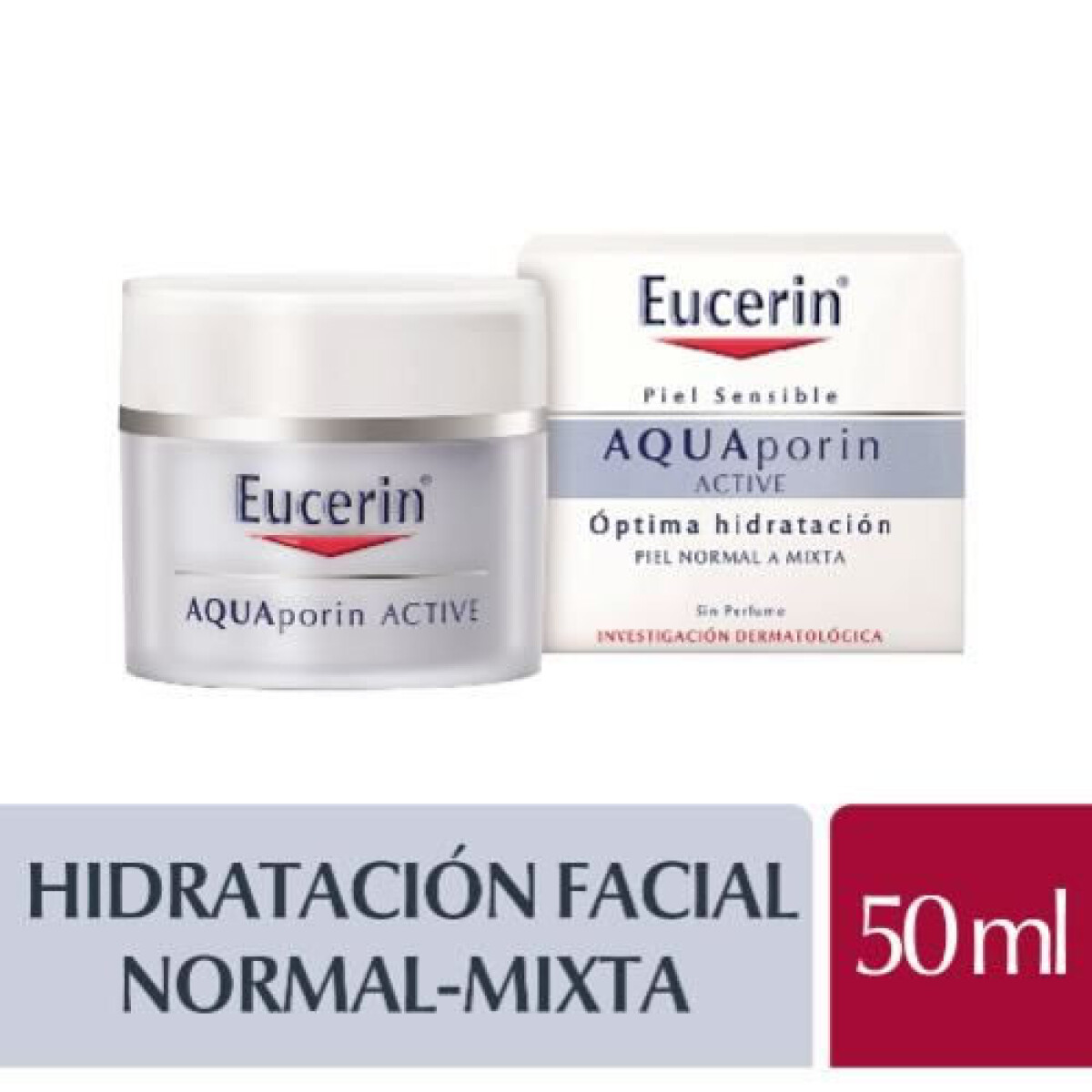 Crema Eucerin Aquaporin Light Normal/Mixta 50ml – Hidratación Facial