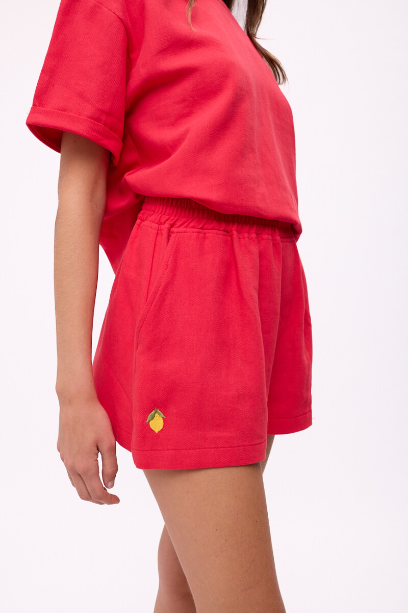 SHORT PELON Rojo