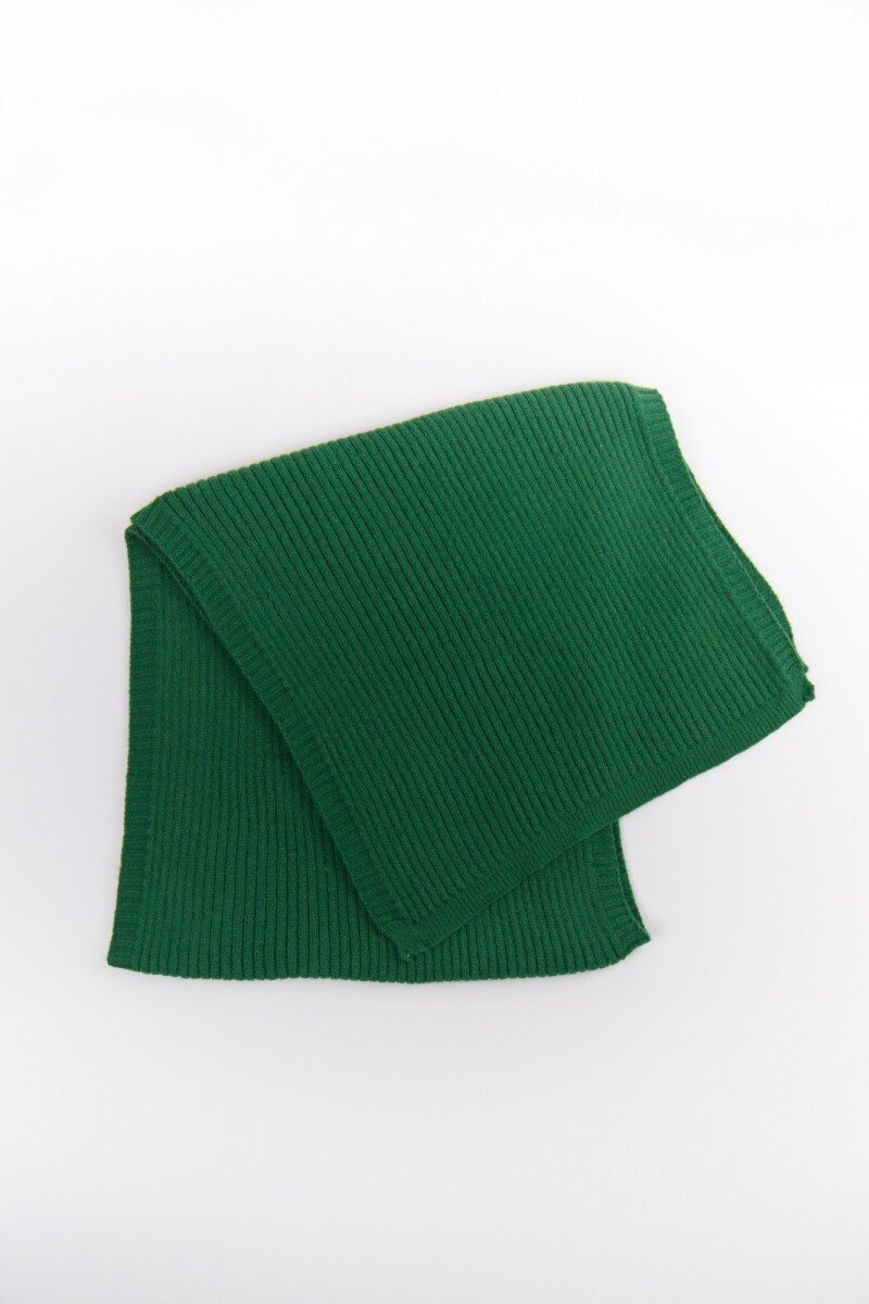 BUFANDA TEJIDA WARM VERDE