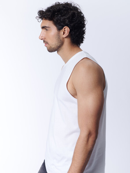 Musculosa Básica Blanco