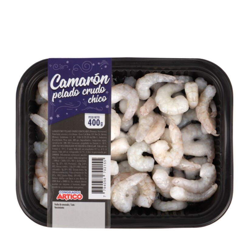 CAMARON PELADO CRUDO CHICO 400G CAMARON PELADO CRUDO CHICO 400G
