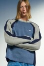 RAGLAN CREW NECK SWEATER Azul