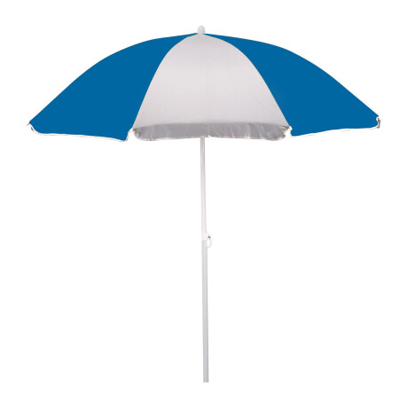 Set Sombrilla FPS 70 + Silla Plegable + Saca Arena Playa MOR Azul/plata