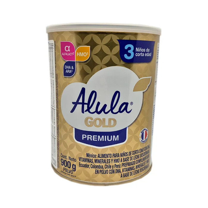 ALULA GOLD 3 PREMIUM POLVO LATA X 900G única