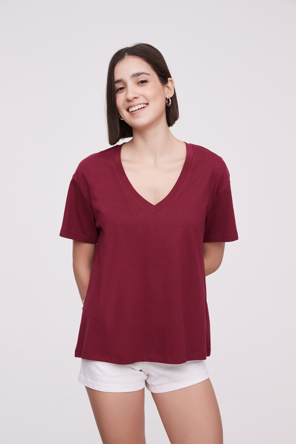 Remera Matteis Bordeaux Oscuro